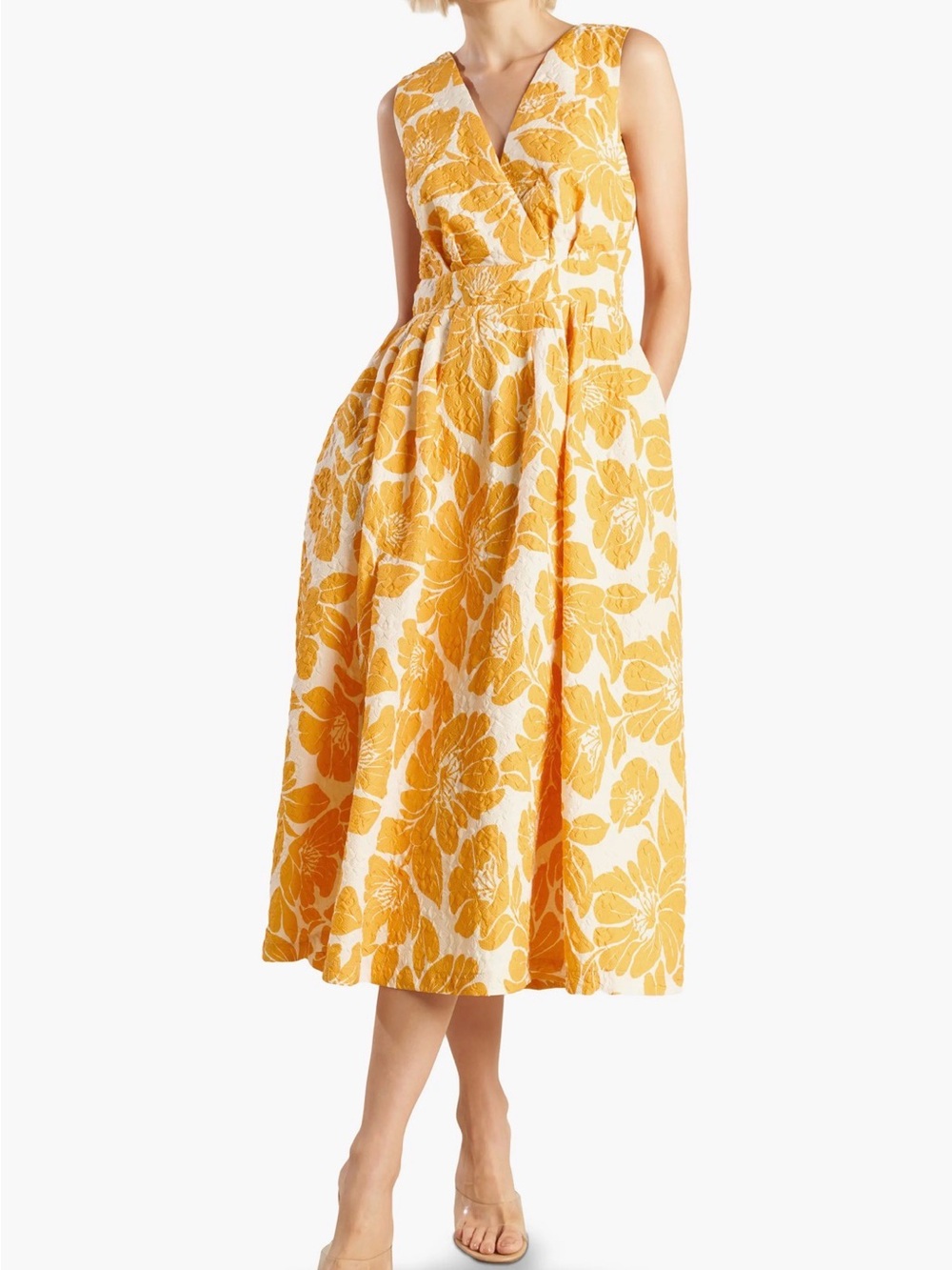 Free Market Floral Print Sleeveless Sundress Size Small